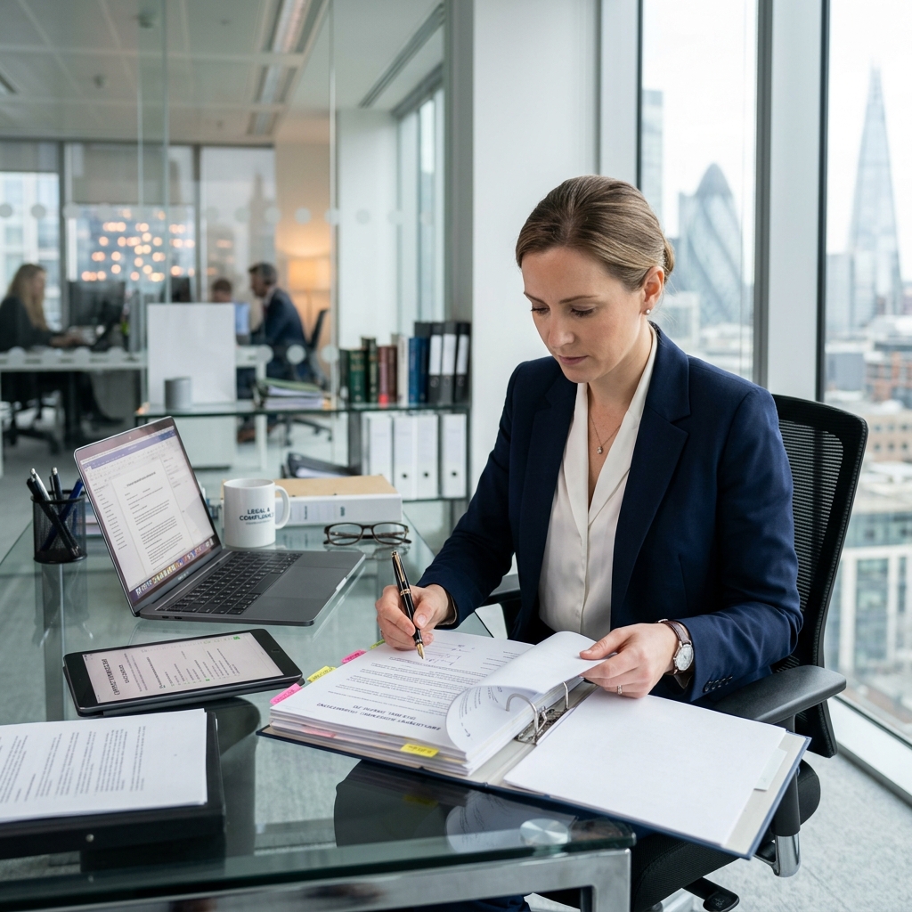 iStream Localized Compliance — Corporate lawyer reviewing international employment contracts